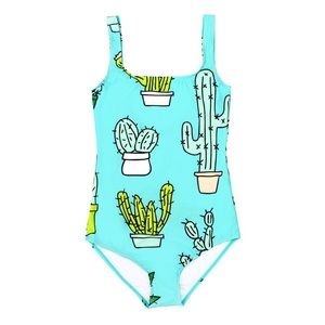 BATOKO Girls Cactus Swimsuit Bathing Suit
